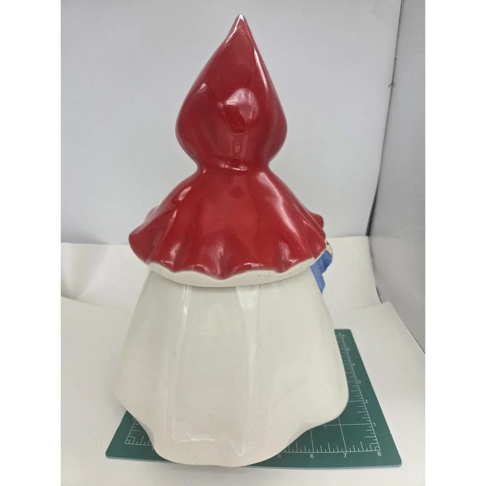 Little Red Riding Hood Open Taco-Style Basket Hull #967 Vintage Cookie Jar 1940s